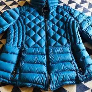 NWOT Deep Sea Blue Michael Kors Puffer Jacket (L)